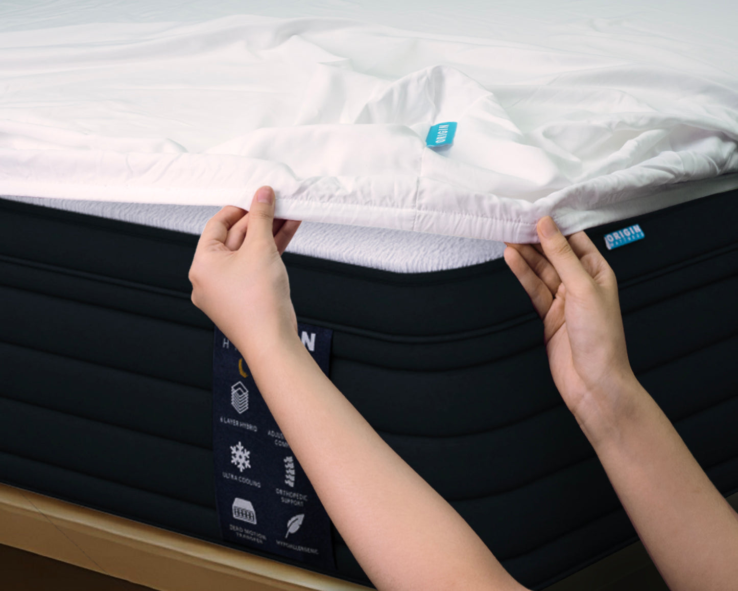 Origin Snow Tencel™ Bedding Set